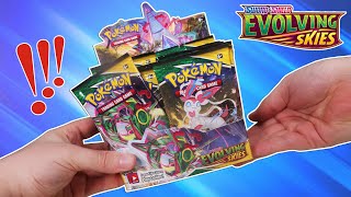 Opening a Pokemon Evolving Skies Booster Box [upl. by Kavanagh876]