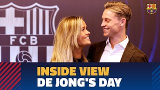 BEHIND THE SCENES Frenkie de Jongs presentation from the inside [upl. by Jaan521]