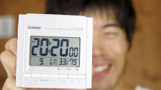 カシオの電波時計は目覚まし機能が便利すぎ CASIO Alarm clock review [upl. by Sterner]