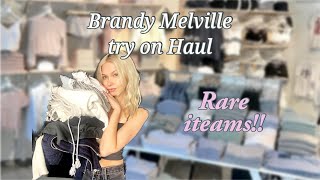 HUGE Brandy Melville try on haul RARE ITEMS [upl. by Eecyac879]