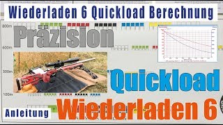 Wiederladen 06 Berechnungen Quickload deutsch LW Long Range 308Win 338LM [upl. by Aihsot]