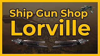 Star Citizen Where to find Lorville weaponry shop for ship guns [upl. by Nyram23]