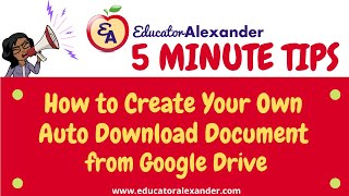 How to Create Your Own Auto Download Document from Google Drive [upl. by Dream]