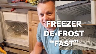 Quickest amp Easiest Way To DeFrost A Freezer [upl. by Erlina557]