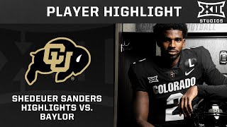 Shedeur Sanders Highlights vs Baylor [upl. by Joette900]