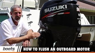 How to Flush an Outboard Motor [upl. by Kus]