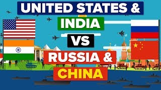 USA amp India VS China amp Russia  Who Would Win Army  Military Comparison [upl. by Ennovehc]