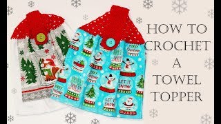 How To Crochet for Beginners  Towel Topper [upl. by Nooj]