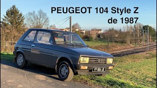 Peugeot 104 Style Z de 1987 [upl. by Hahnke]