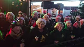 WHAT CHRISTMAS MEANS TO ME Rock Choir at Birkdale Lights Switch On 1st December 2024 [upl. by Kessel213]