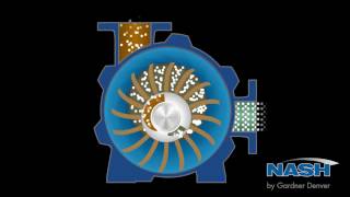 NASH Liquid Ring Vacuum Pump  How It Works [upl. by Eiramana]