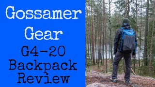 Gossamer Gear G420 Backpack Review 16lbs 42L Frameless [upl. by Hogue]