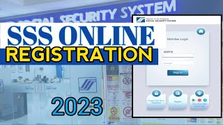 SSS ONLINE REGISTRATION 2023 STEP BY STEP PROCESS [upl. by Ybrad]