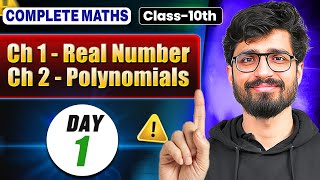 Class 10 Maths  Day 1  Real Numbers amp Polynomials  Class 10  Alakh Pandey  Ritik Sir [upl. by Banna]