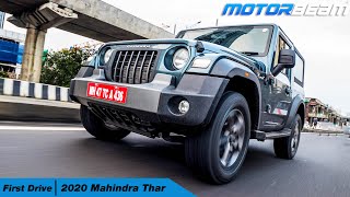 2020 Mahindra Thar Review  Worth The Hype  MotorBeam [upl. by Ayojal]