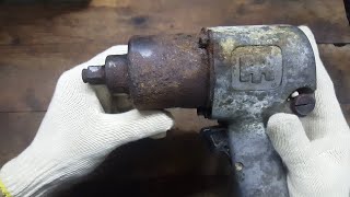 Air Impact Wrench Ingersoll Rand  Tool Restoration [upl. by Iseabal]