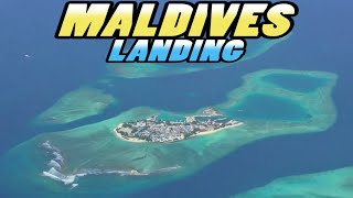 SPECTACULAR Landing in Male  Maldives 4k [upl. by Nguyen]