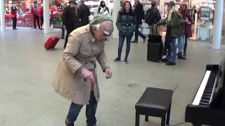 GRANDPA PLAYS DANCE MONKEY At The Mall On Piano [upl. by Nisaj]