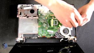 ASUS X550C  Disassembly and cleaning [upl. by Kimura]