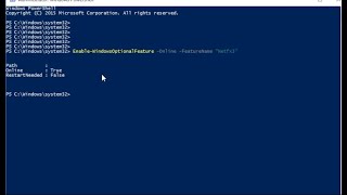 Install NET Framework 35 in PowerShell [upl. by Gerard]