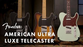 American Ultra Luxe Telecaster  American Ultra  Fender [upl. by Imij]