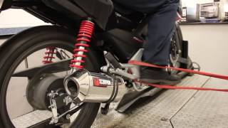 Honda CB 125 F Performance Exhaust  By Scorpion Exhausts [upl. by Squire901]