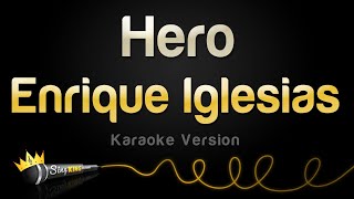 Enrique Inglesias  Hero Karaoke Version [upl. by Keefe903]