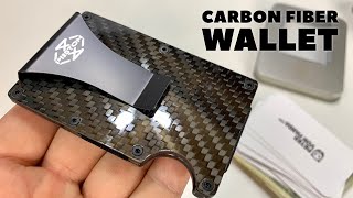 Minimalist Carbon Fiber Wallet Money Clip Review [upl. by Carlock]