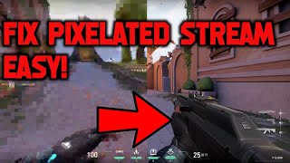 How to fix blurry pixelated stream on Streamlabs or OBS Studio 2021 [upl. by Zeitler]