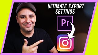 How to Export Instagram Videos in Premiere Pro [upl. by Haodnanehs]