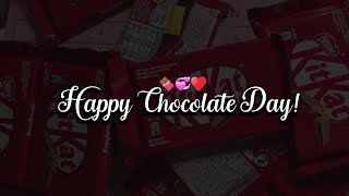 Happy Chocolate Day 🍫❤️  Chocolate Day 2024  Happy Chocolate day status  KKSB [upl. by Elleret38]