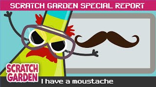 I Have a Moustache  SPECIAL REPORT  Scratch Garden [upl. by Thorfinn]