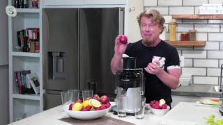 PowerXL SelfCleaning Juicer with Extraction Technology on QVC [upl. by Nylsirk]