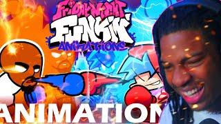 THESE ANIMATIONS ARE AMAZING Friday Night Funkin Animation Reaction Ep1 Matt vs BF animation [upl. by Berkman]