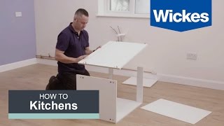 How to Build a Kitchen Cabinet with Wickes [upl. by Sivat]