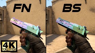 CSGO Desert Eagle  Printstream  Skin showcase and gameplay all floatswear 4K60FPS [upl. by Mailli]