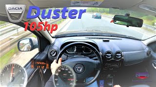 Dacia Duster Test Drive on Autobahn [upl. by Winshell]