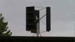 Eigenbau Windrad mit Generator homemade vertical axis wind turbine VAWT [upl. by Llimaj]