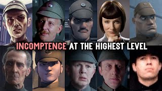 10 Most Incompetent Imperial Officers Galactic Empire [upl. by Maighdlin]