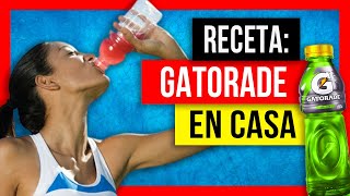 ✅ Cómo hacer una BEBIDA ISOTÓNICA o DEPORTIVA tipo Gatorade EN CASA ⚡ [upl. by Perle]