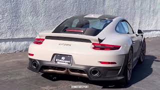 Wingless Porsche GT2RS Exhaust [upl. by Hazrit887]