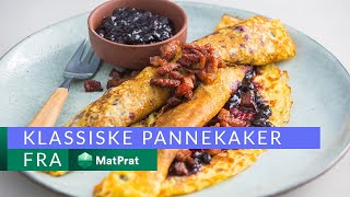 Verdens beste pannekakerøre  med gode tips  MatPrat [upl. by Nirrek41]