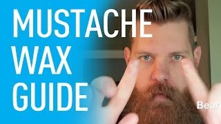 How To Apply Mustache Wax Natural Style  Eric Bandholz [upl. by Tasha394]