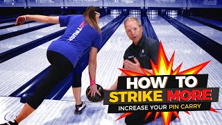 How To Throw More Strikes in Bowling One Easy Tip For Higher Scores [upl. by Pogue]