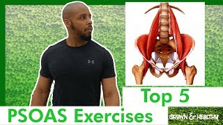 Psoas  Top 5 exercises [upl. by Rudy]