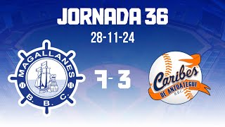 JORNADA 36 RESUMEN  Caribes de Anzoátegui 3  Navegantes del Magallanes 7 2425 281124 [upl. by Brie]