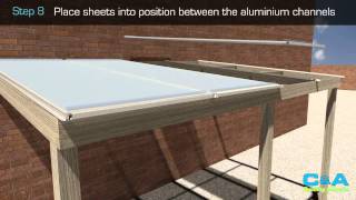 How to install polycarbonate roofing sheets [upl. by Holtorf]