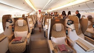 Boeing 777200LR Business Class Tour  Emirates Airline [upl. by Faludi]