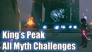 Immortals Fenyx Rising  All Myth Challenges Locations  King’s Peak [upl. by Killam641]