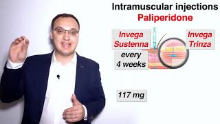 Schizophrenia  Intramuscular injections  Paliperidone [upl. by Ongineb203]